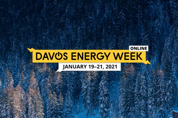 Davos Energy Week, a global online event takes place January 19–21, 2021